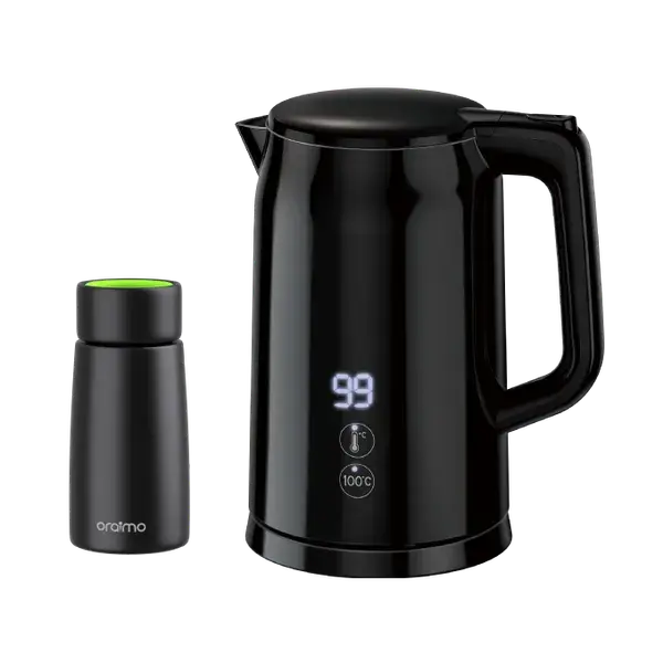 oraimo SmartKettle Byte | 2000W Electric Kettle – Fast Boil, Smart Design, 304 Stainless Steel
