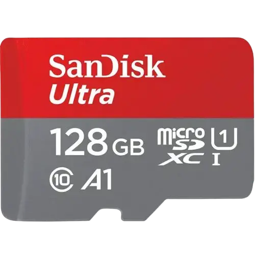 💾 SanDisk Ultra 128GB microSDXC UHS-I Memory Card | A1, Class 10 – Fast, Reliable Storage for Mobile Devices