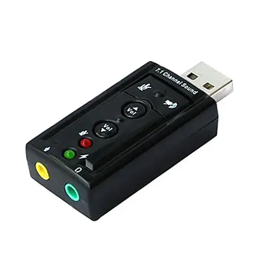 Virtual 7.1 USB Stereo Audio Adapter – External Sound Card